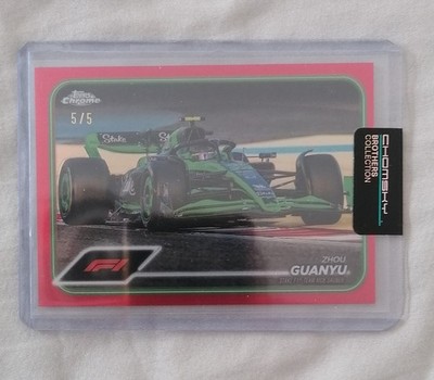 Topps Chrome F1 2024 ZHOU GUANYU true Red 5/5    #86