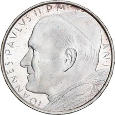 [#347848] Vatican, Jean-Paul II, 500 Lire, 1979 - Anno I, Roma, BE, MS(64), Silv