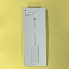 Apple Thunderbolt 3 USB-C Male to Thunderbolt 2 Female Adapter White MMEL2AM/A