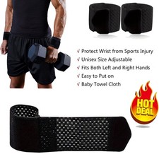 10PC Adjustable Sports Wrist Band Brace Wrap Support Strap Carpal Tunnel Bandage