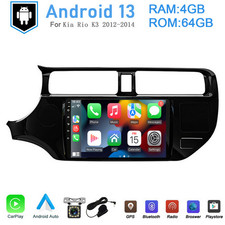 For Kia Rio K3 2012-2014 Android 13 Car Carplay Stereo Radio Navi GPS BT 64GB