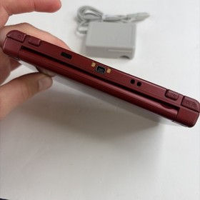 New Nintendo 3DS XL LL Red Console W Charger Stylus