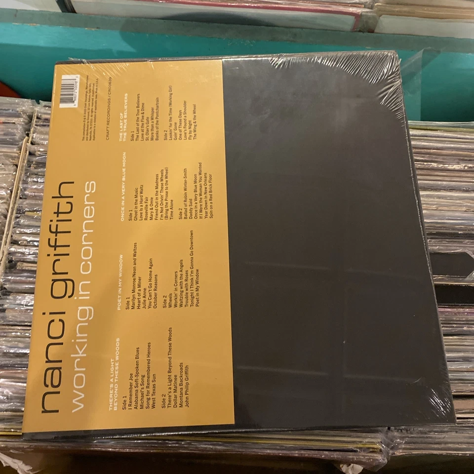 Working in Corners by Nanci Griffith (4 LP Vinyl Record Set, 2023) MINT SEALED - Image 3 of 3