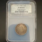 1917 Type 1 Standing Liberty Quarter 25C NCS XF Details Mount Removed P