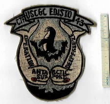 1955 Antarctica USS EDISTO Operation Deep Freeze 43 AGB-2 Cutter USCG Patch US