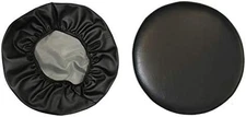 ® Waterproof Replacement Slip Cover for a Stool 15” Seat Cover, Black, 1 Piece