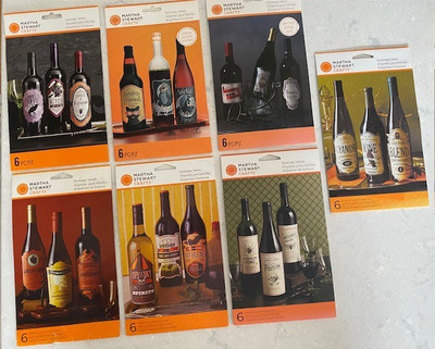 Martha Stewart Crafts Classic Halloween Beverage Bottle Labels NEW - your choice