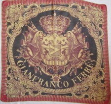 - Splendida sciarpa GIANFRANCO FERRE 100% seta mussola TBEG vintage sciarpa