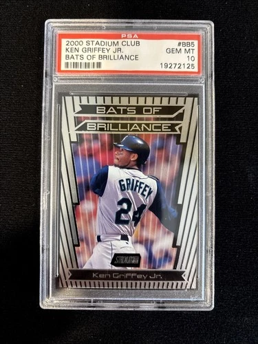 2000 Stadium Club Ken Griffey Jr #BB5 Bats of Brilliance PSA 10 💎Low Pop💎