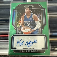 2022 Panini Prizm WNBA - Signatures Kayla McBride #SG-KMB Green Prizm (AU)