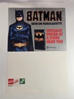 Rare Batman 1989 Vintage Diet Coke Retail Pole Sign Batman Movie Advertising