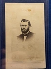 Civil War CDV Photo General Ulysses Grant US Gutekunst Backmark Rare Image
