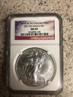 2011 (S) $1 Silver Eagle NGC MS69 Early Release Struck San Francisco Mint