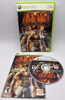 Tekken 6 (Microsoft Xbox 360) Complete w/ Manual Bandai Namco Fighter -Tested-