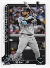 2025 Topps Update #US220 Victor Mesa Jr. RC - Miami Marlins