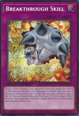 BREAKTHROUGH SKILL SECRET RARE SBC2-ENI25 LIGHT PLAY YUGIOH