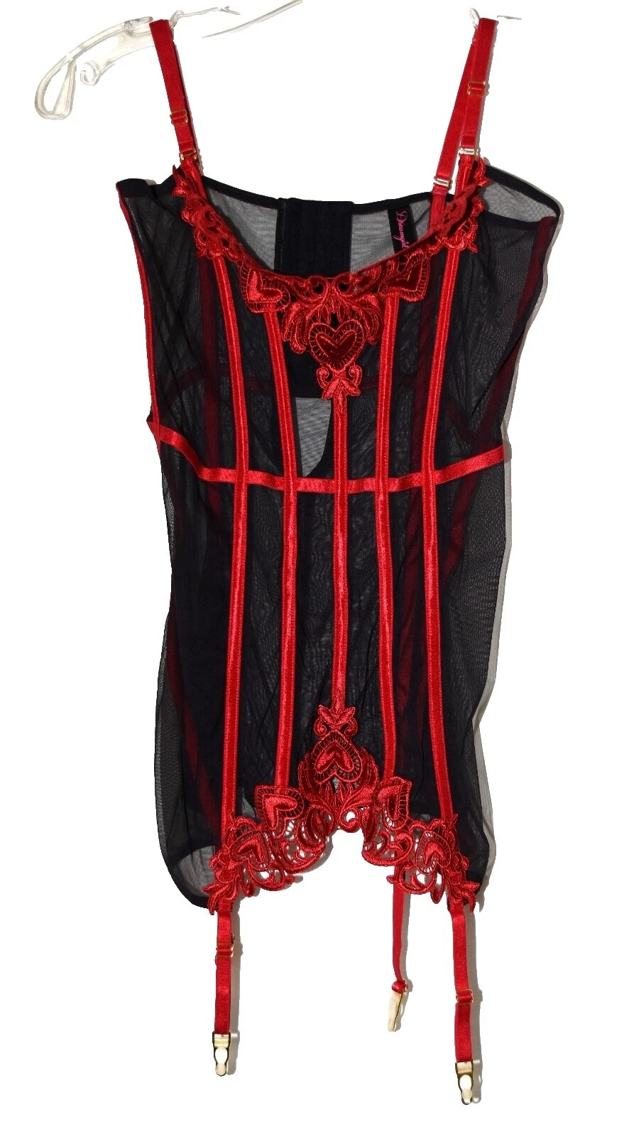 Corsés y Bustiers Dreamgirl Negro para Mujeres