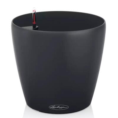 Lechuza Pflanzengefäß CLASSICO Eco 28 dunkelgrau Ø 27,5 x 26 cm