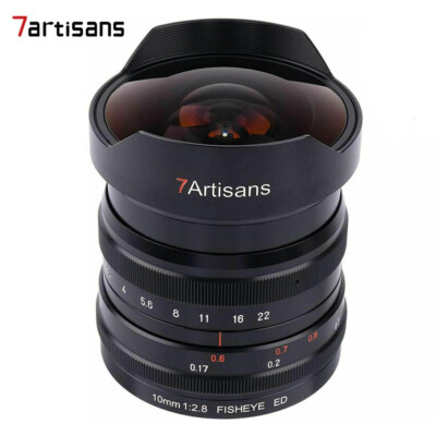 7artisans 10mm F2.8 Lens Manual Focus Fisheye Lens for Canon Nikon Sony Leica L