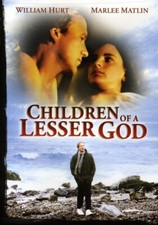 Children of a Lesser God DVD, 1986 - William Hurt, Marlee Matlin, Piper Laurie