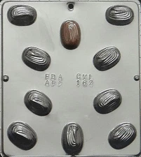 Oval Swirl Chocolate Candy Mold Candy Making  162 NEW