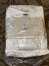 Sioro Terry Cloth robe White Medium Size NWT Sealed