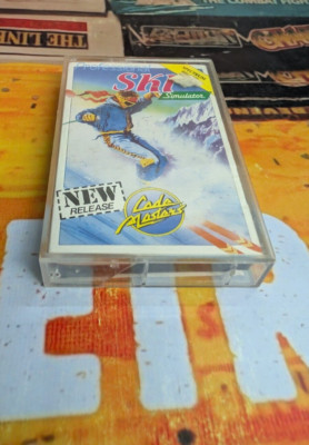 Pro Ski Simulator (1987) Spectrum 48k/128k (Tape Box Manual) classic 8-bit