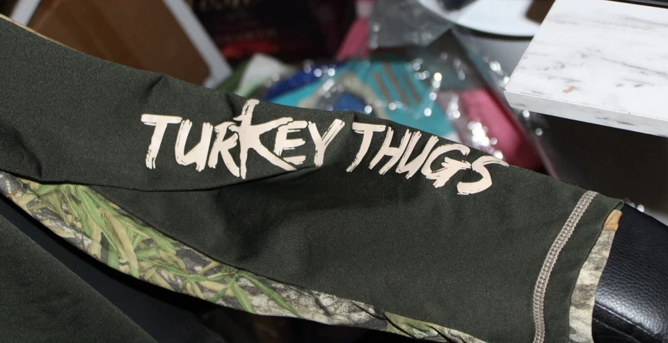 Pullover MOSSY OAK OBSESSION Turkey Thugs 1/4 Cremallera Manga Larga TOP LG Camuflaje (C005) Foto 2 de 3