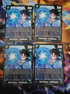 Awakened Pulse Som Gohan : Childhood  Green Non-Foil FB01-088 C Playset