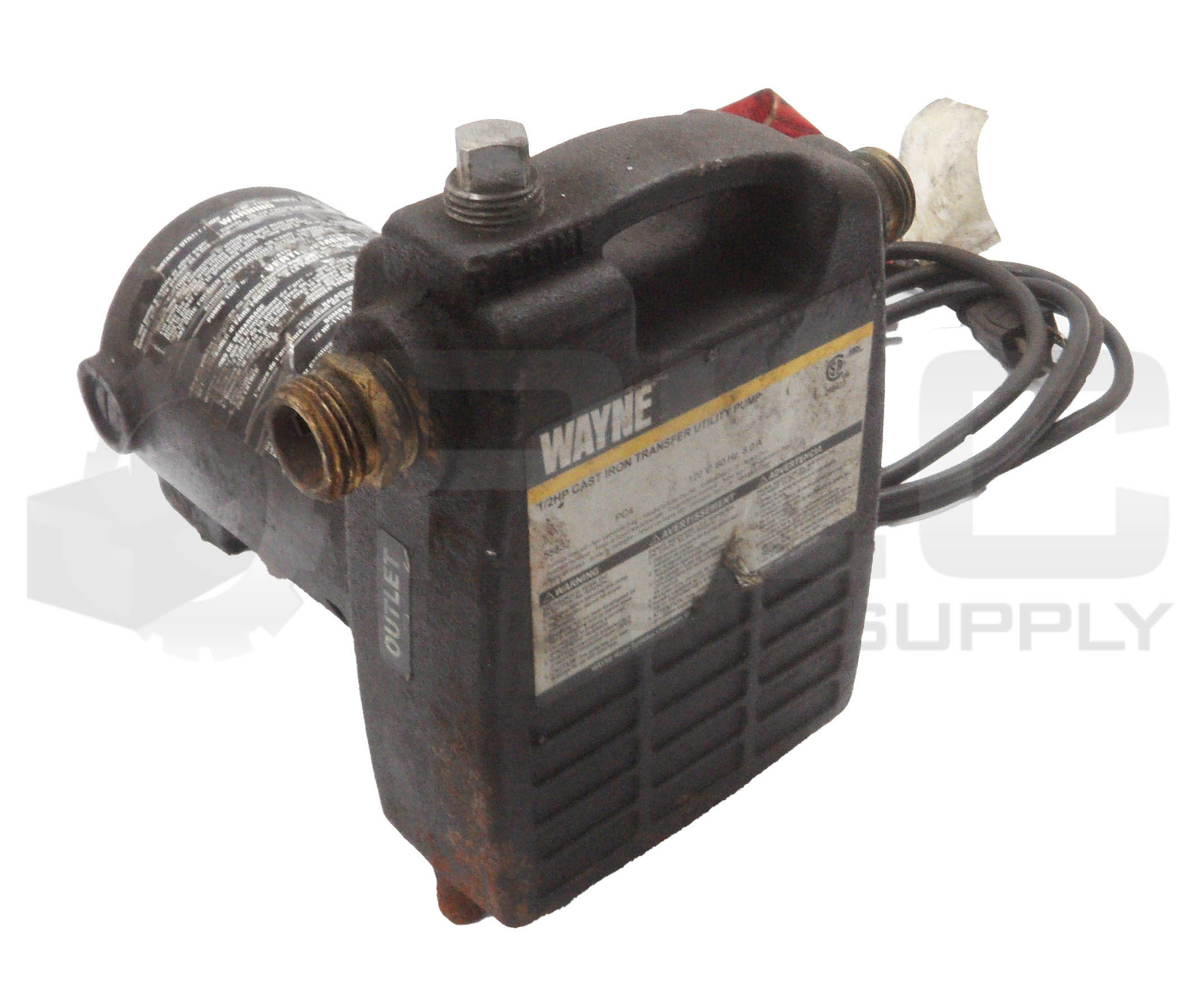 WAYNE PC4 PUMP 1/2HP CAST IRON UTILITY TRANSFER PUMP 55832 3634003 W32