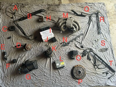 BMW E30 325i OEM/Intake Manifold/fuel Injectors & rail/ECU/AFM/OBC M20 M20b25