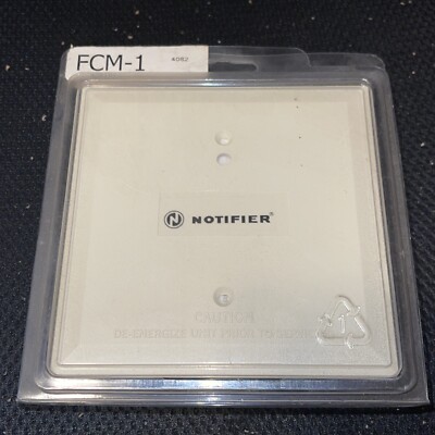 Notifier Honeywell Fire Alarm Relay Monitor Control FCM-1 428101 Off White