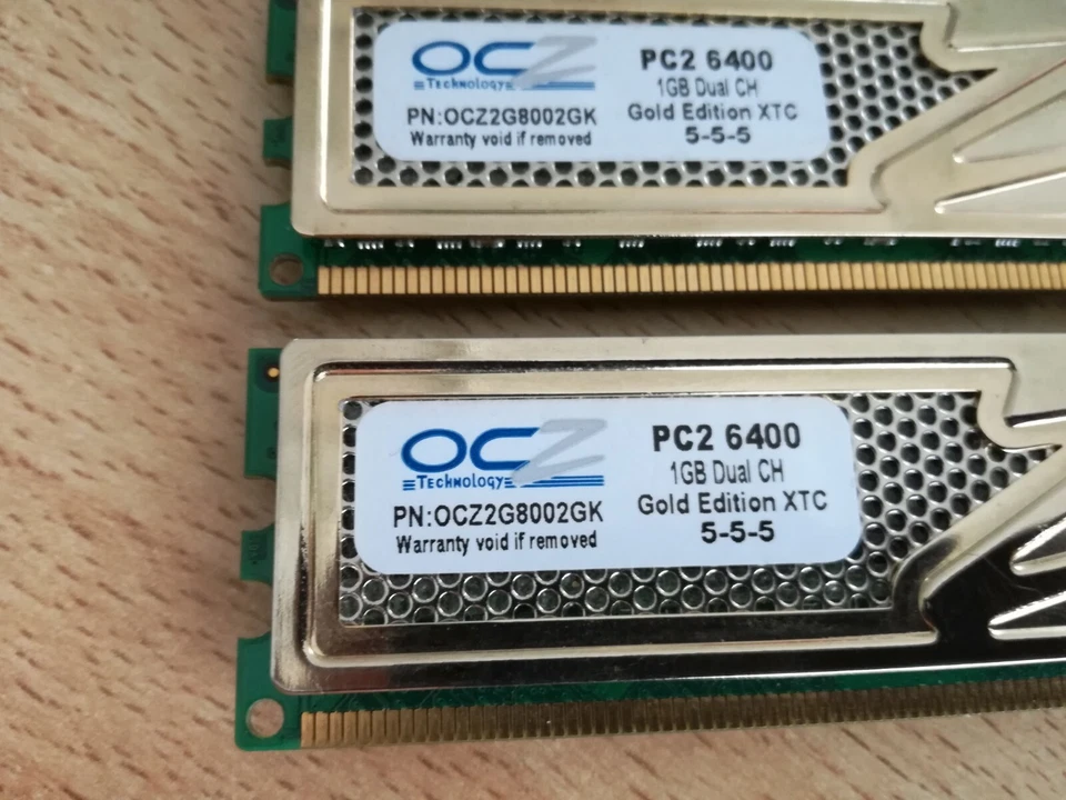  Memory OCZ Gold Edidion XTC 4GB(4x1GB) ddr2 800MHz OCZ2G8002GK - Image 2 of 2