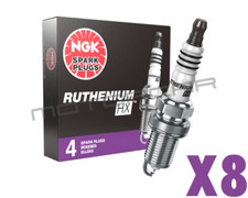 8x NGK Ruthenium HX 94279 Spark Plugs (FR6AHX-S)