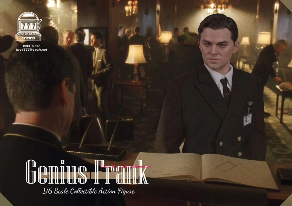 Figura de acción juguete 777TOYS FT007 1/6 Atrápame si puedes pilotar Frank Leonardo 12" Foto 3 de 4