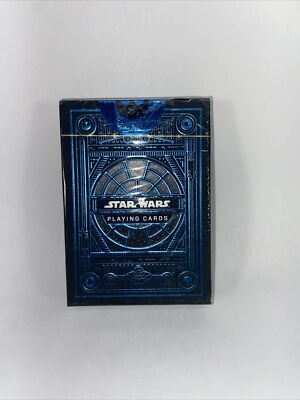 Star Wars Playing Cards Deck Limited Edition Sealed. Light Side (Blue) THEORY 11