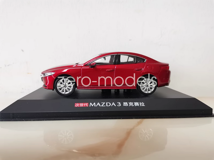 1/43 Scale Original Factory Changan 3 AXELA 2021 Red Alloy Car