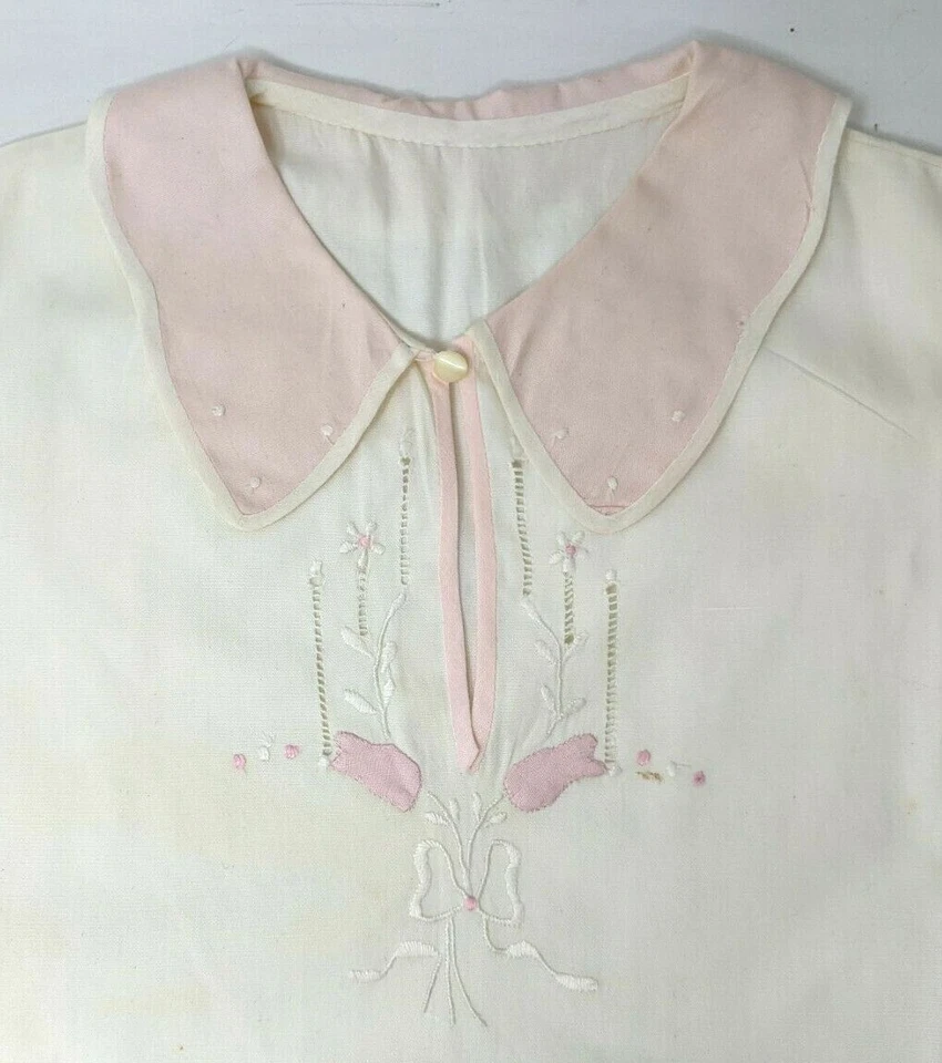 De Colección Niña Niño Niño Pequeño Rosa Blanco Floral Flor Body Mameluco Ropa Foto 2 de 4