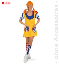Freche Göre Wirbelwind Kleid Karlinchen Damen Frauen Kostüm