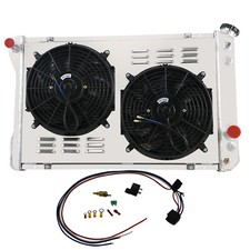 4 Row Radiatorshroud Fan For 82-92 Chevy Camaro Pontiac Firebird Trans Am V8