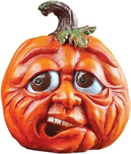 NEW! Collections Etc Expressive Pumpkins Halloween Table Top Décor Medium 8.5"H