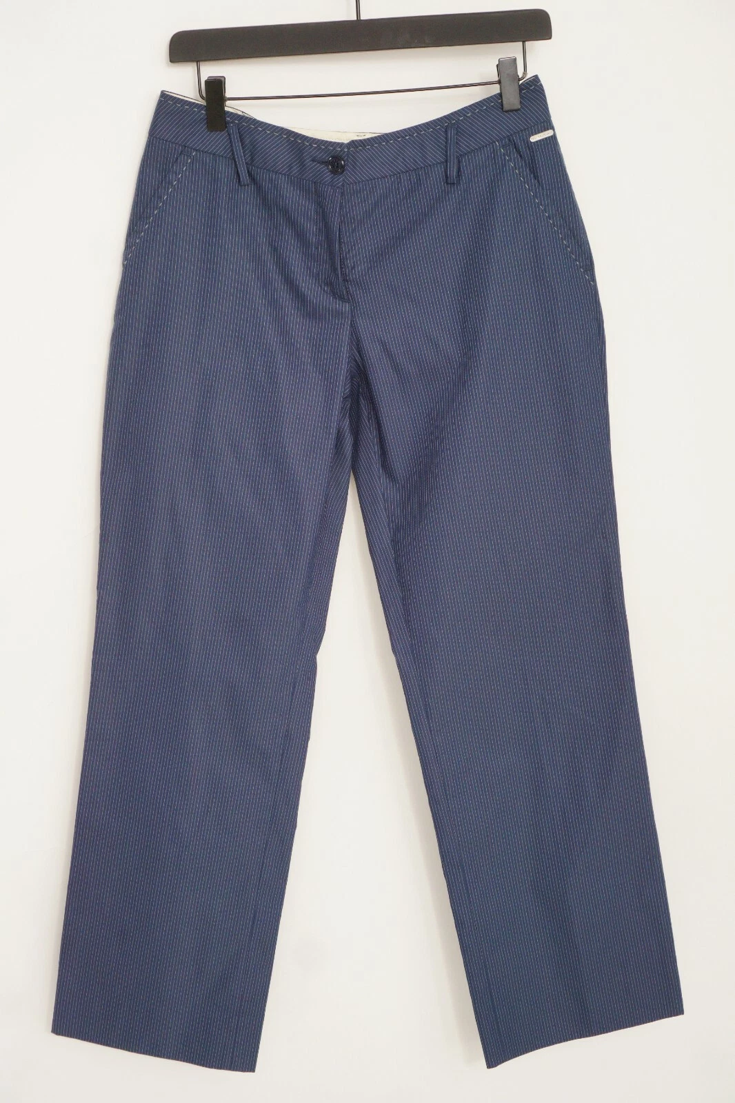 Women Trussardi Pants Trousers Striped L D38 IT44 US10 FR42 GB12 XMD44
