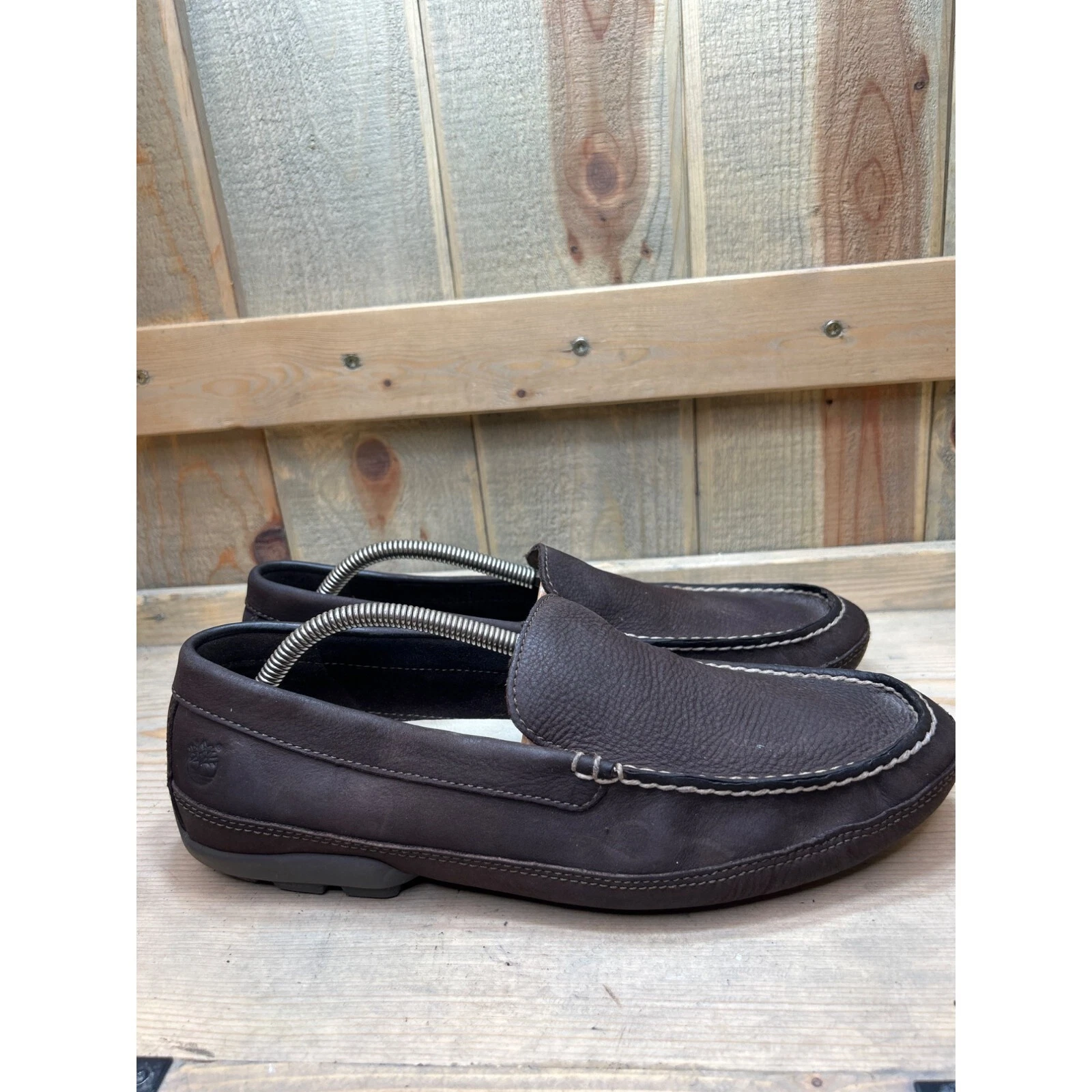 Mocassini Timberland Earthkeepers da uomo in pelle marrone taglia 10