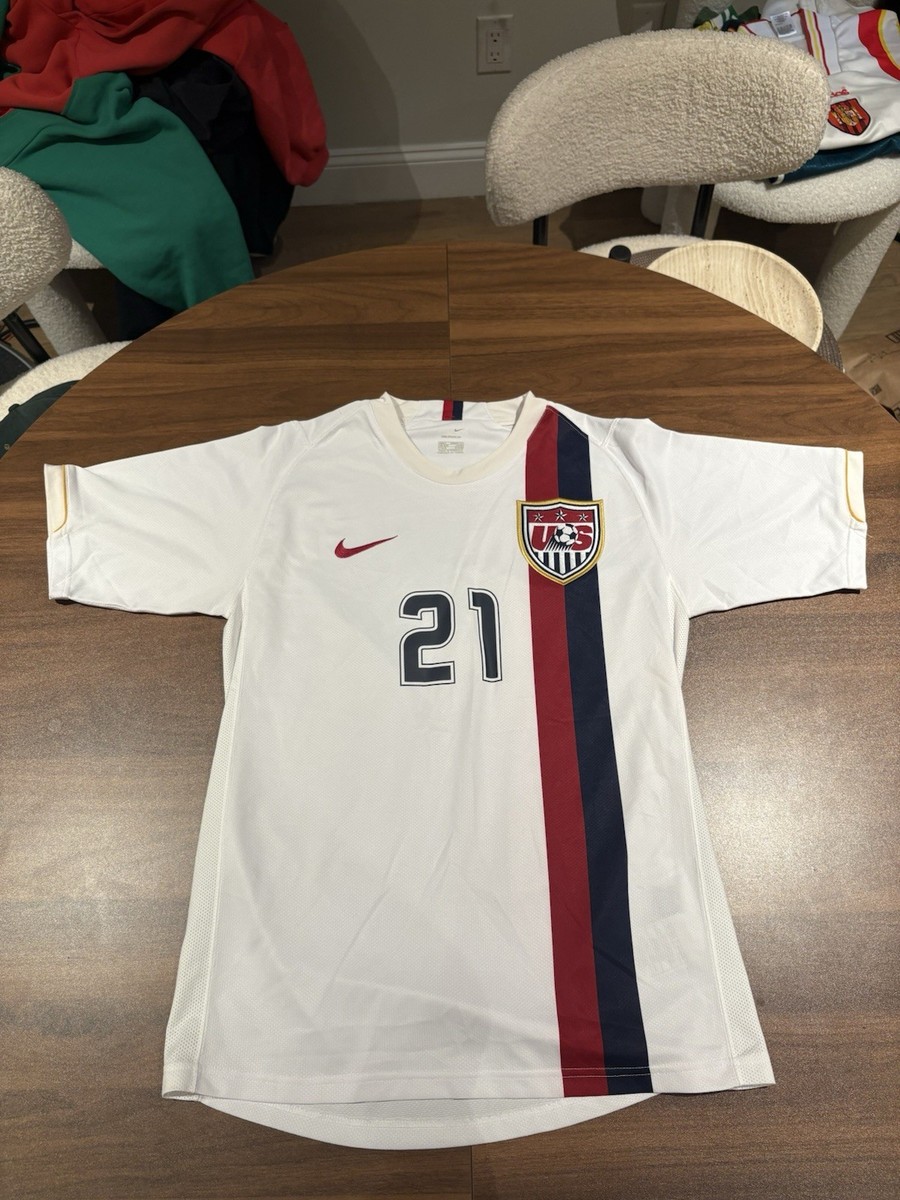 Vintage USMNT Nike Home 2006 US Soccer Jersey #21 Landon Donovan