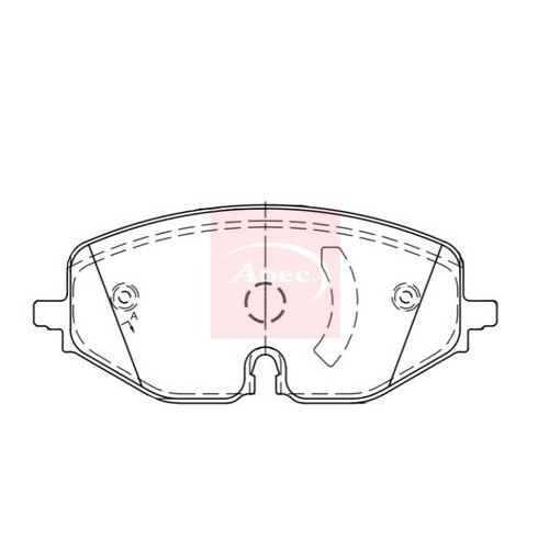 Apec Cupra Leon KL1 KU1 KUG 2020 BremsbeläGe Vorn R90 90R PAD2304-image