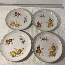 International Tableworks Sweet Bounty 4 Dessert/Salad Plate 7.5" Ironstone.