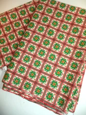 Vtg New Christmas, Nordic Snowmen Fabric,"Signature Classics" Oakhurst Textile