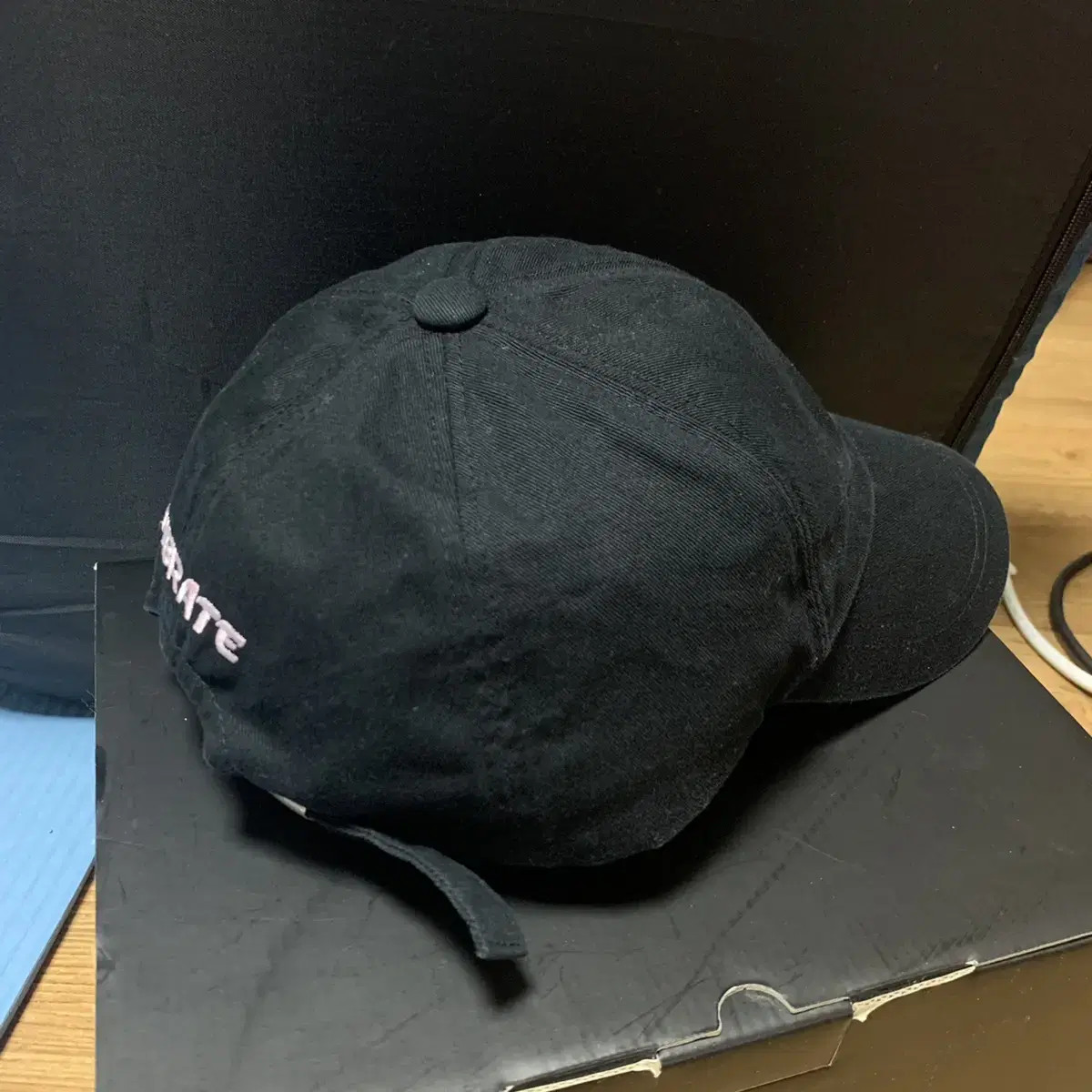 VIBRATE VIBRATE 3D BASIC BALL CAP LIGHT PINK & BL… - image 6