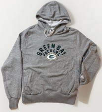 NFL Team Apparel New Era Green Bay Packers Medium Hoodie Cotton Chenille  Embr