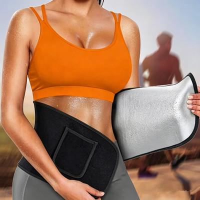 Men Women Waist Trimmer Weight Loss Sauna Trainer Wrap Belt Sweat Stomach Shaper